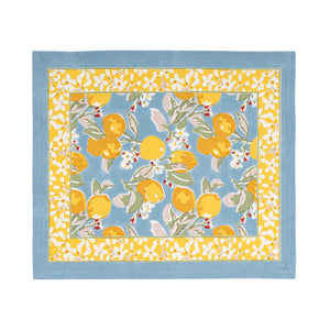 Citron Mats in Bleu & Yellow, Set of 6