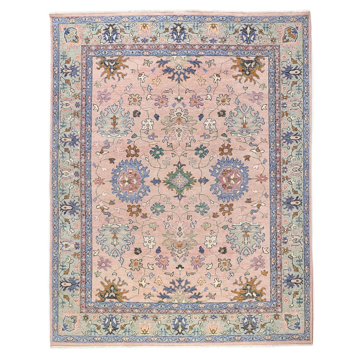 Ankara Rug in Peach