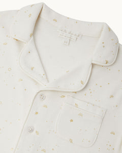 Aspen Star & Crown Child Pajama in Natural