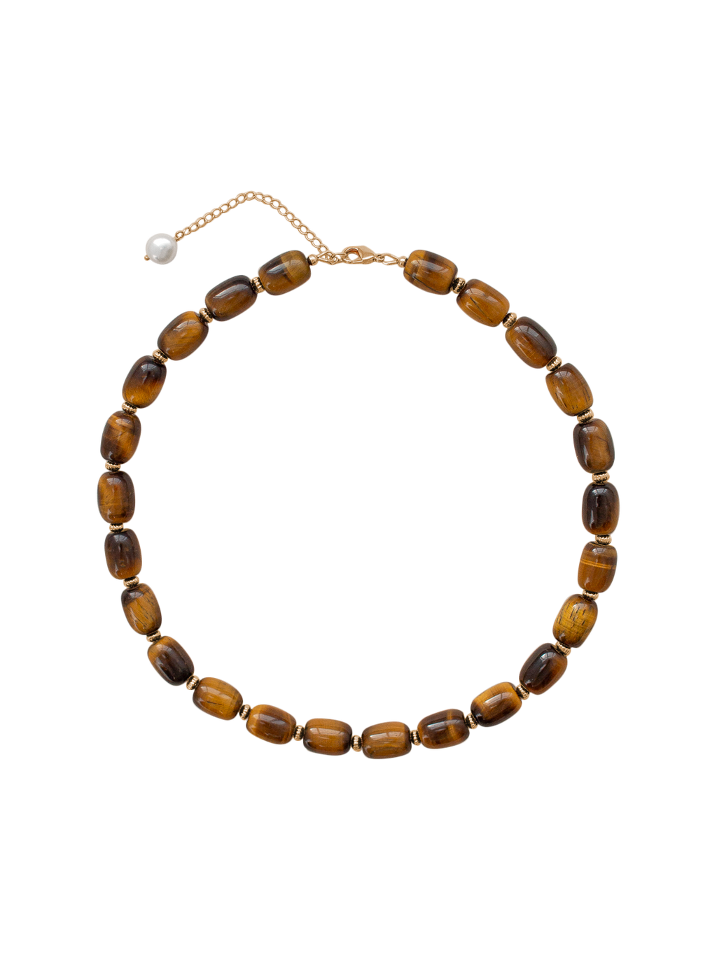 Aurelie Necklace in Brown