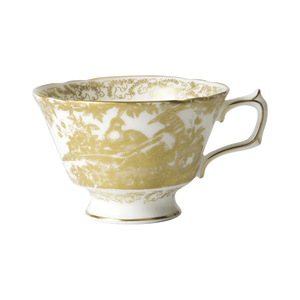 Aves Gold Tea Cup & Saucer