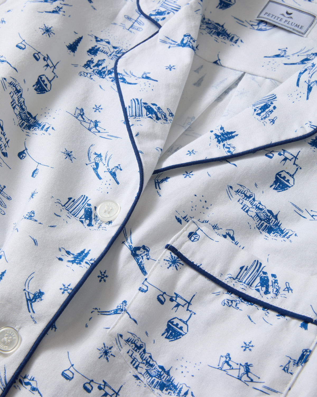 Women’s Twill Nightshirt in Chalet Toile