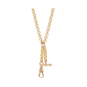 Albert Chain with Dog Clip Clasp