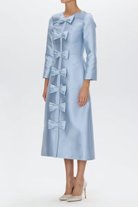 Valentina Silk and Wool Midi Dress