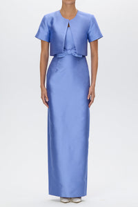 Audrey Silk and Wool Short Sleeve Jacket