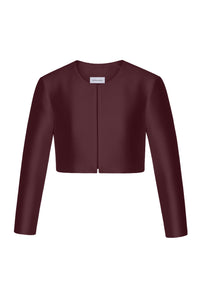 Carolyn Silk and Wool Long Sleeve Jacket