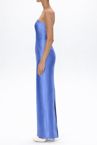 Juliette Silk and Wool Column Gown