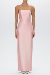 Juliette Silk and Wool Column Gown