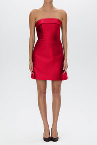 Lucille Silk and Wool Mini Dress