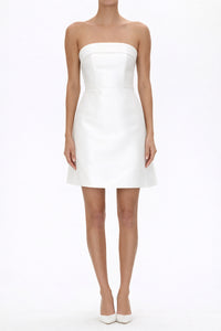 Lucille Silk and Wool Mini Dress