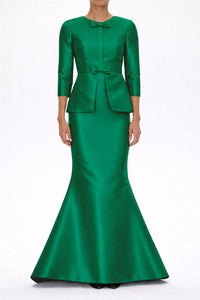 Marion Silk and Wool Mermaid Gown
