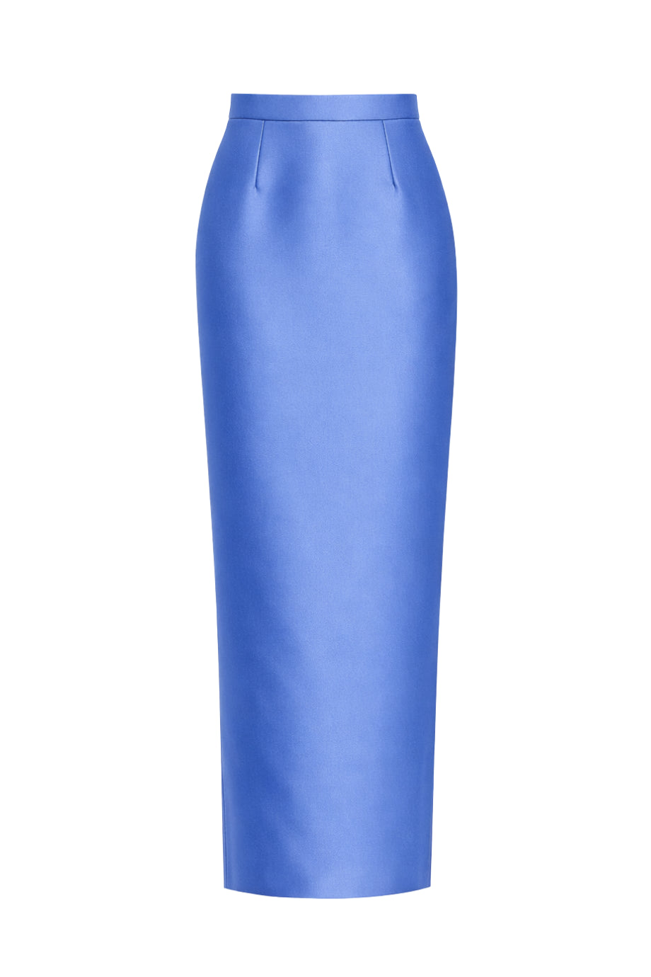 Silk and Wool Column Skirt