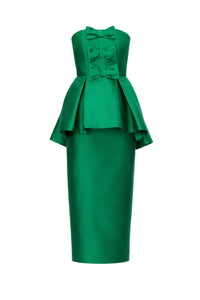 Stella Silk and Wool Midi Dress