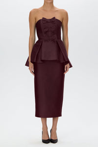 Stella Silk and Wool Midi Dress