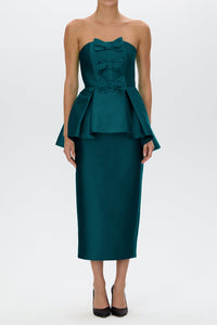 Stella Silk and Wool Midi Dress