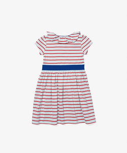 Allegra Dress in Paprika Stripe