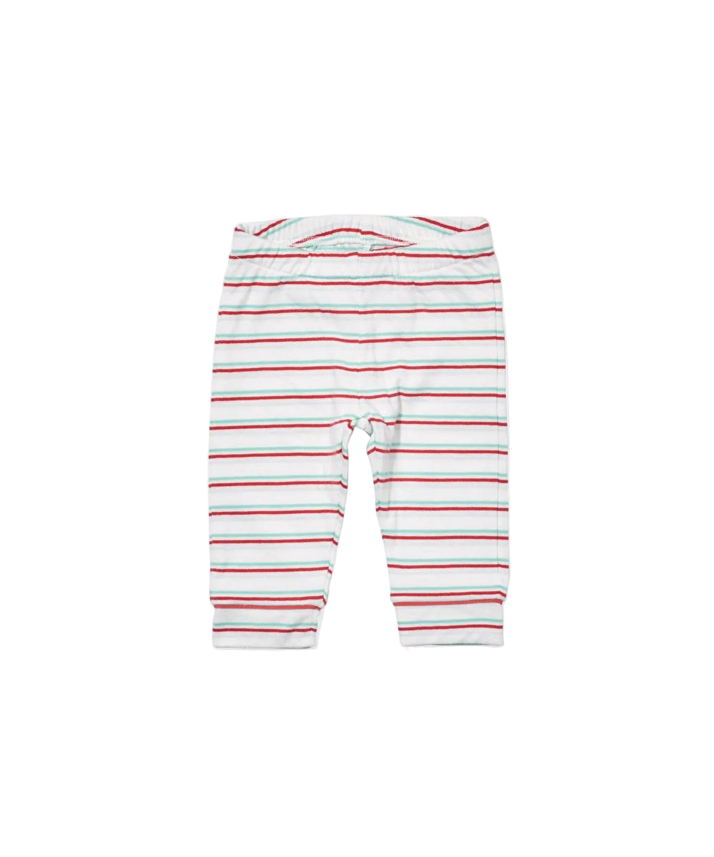 Andy Baby Legging in Turquoise Triple Stripe