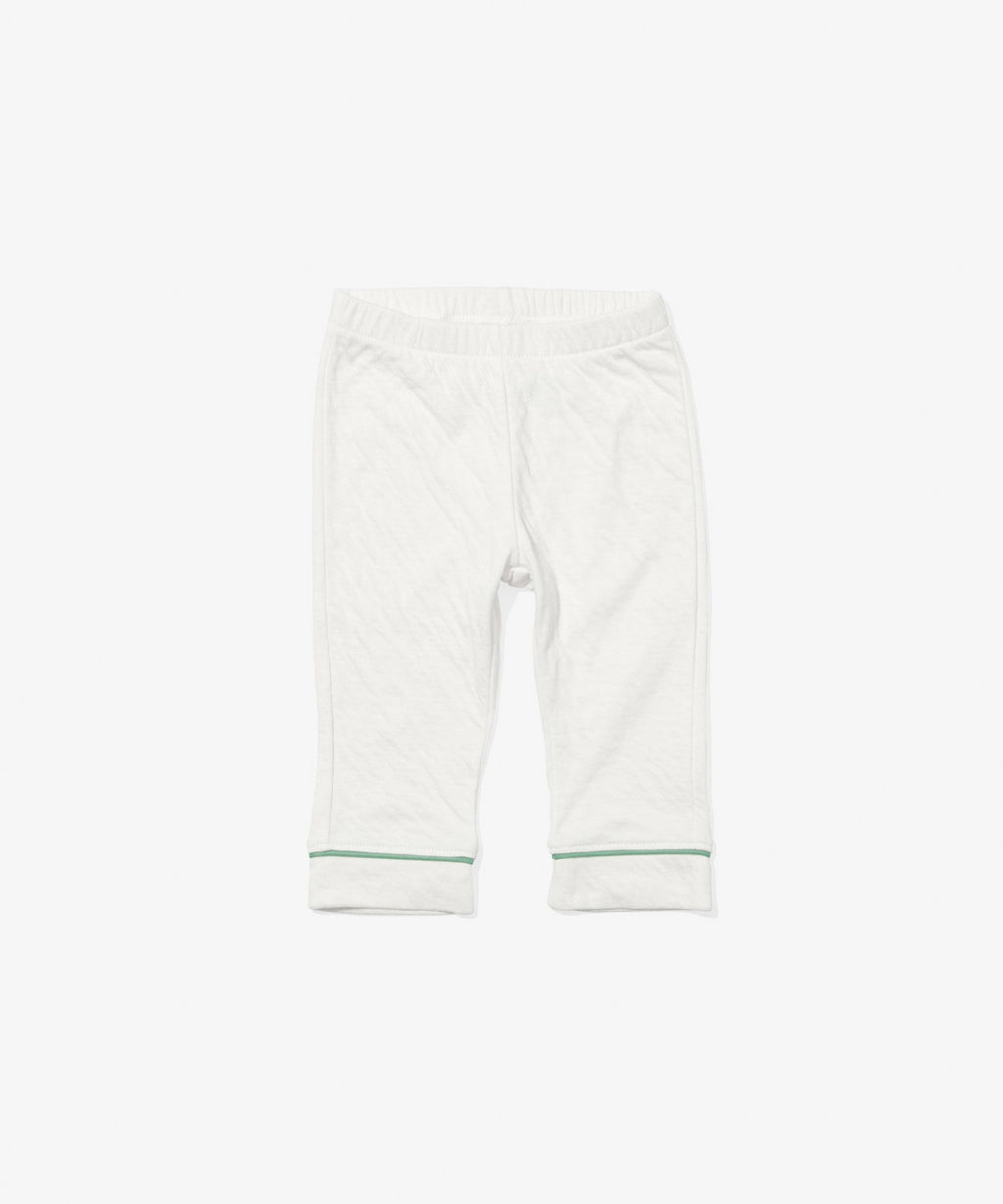 Andy Baby Legging in Seafoam Piping
