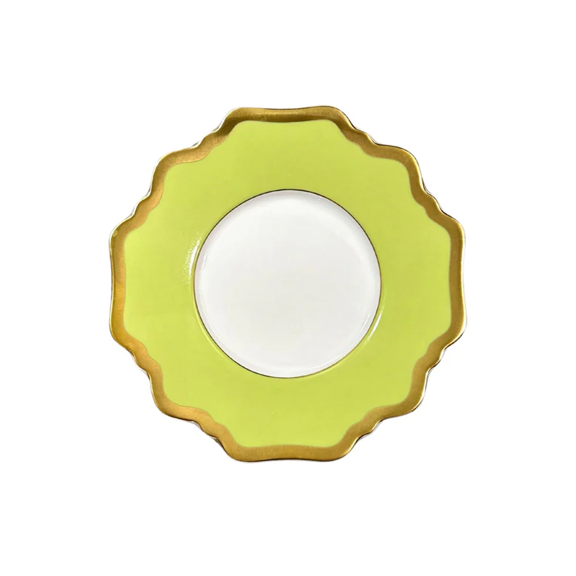 Anna's Palette Tea Saucer in Summer Green