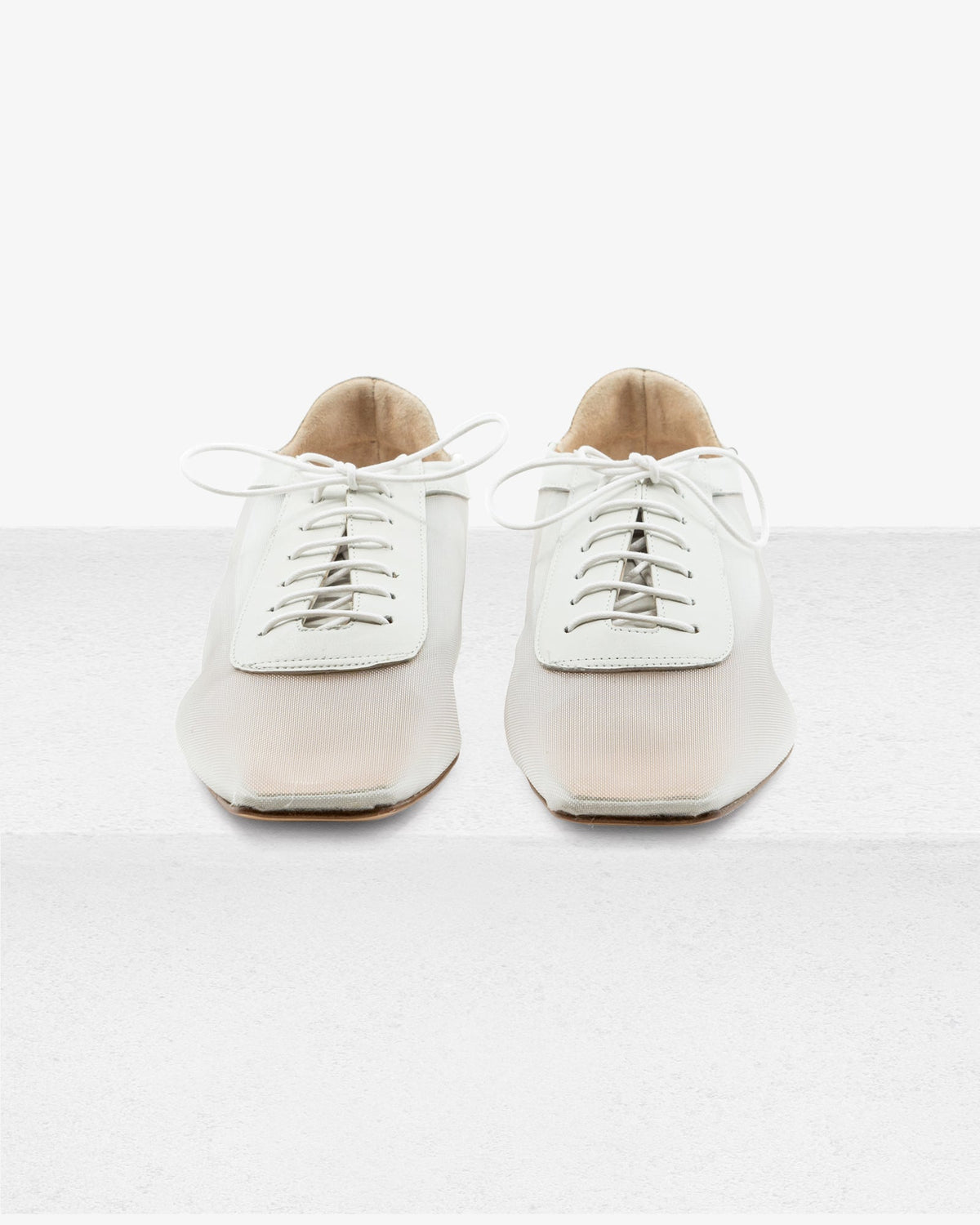 Antonia Clear Mesh White
