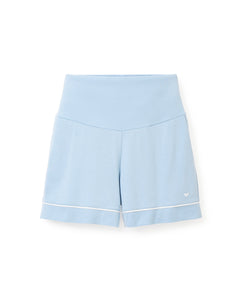 Women’s Pima Maternity Shorts in Periwinkle