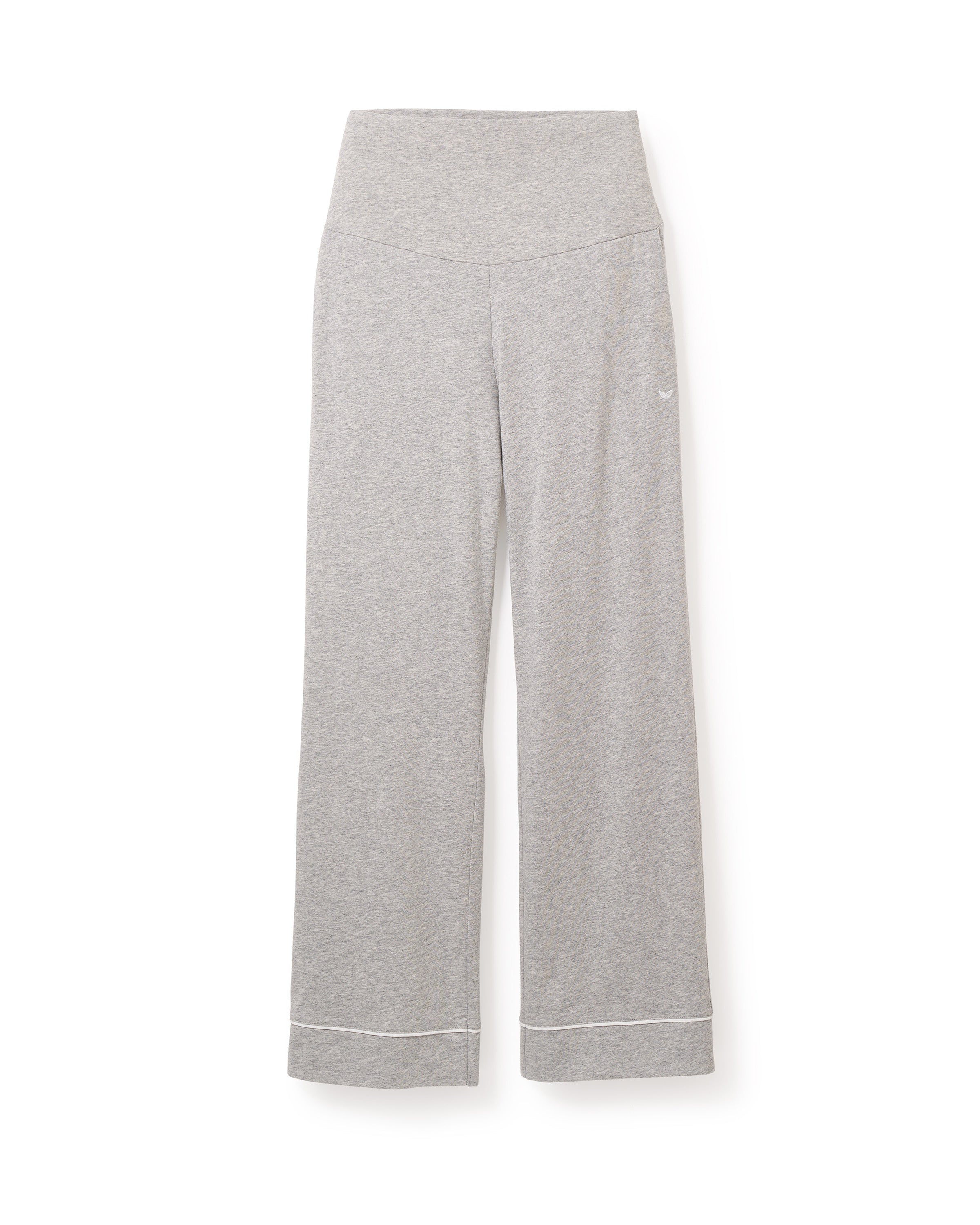 Women’s Pima Maternity Pants in Light Heather Grey