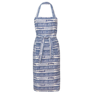 Provence Avignon Apron in Blue & Marine