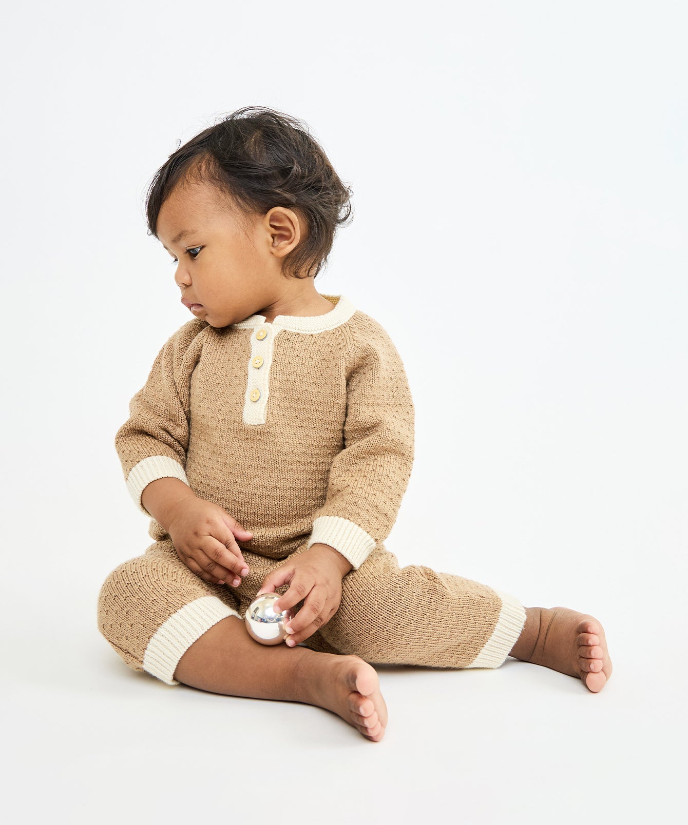 Archie Jumpsuit in Camel