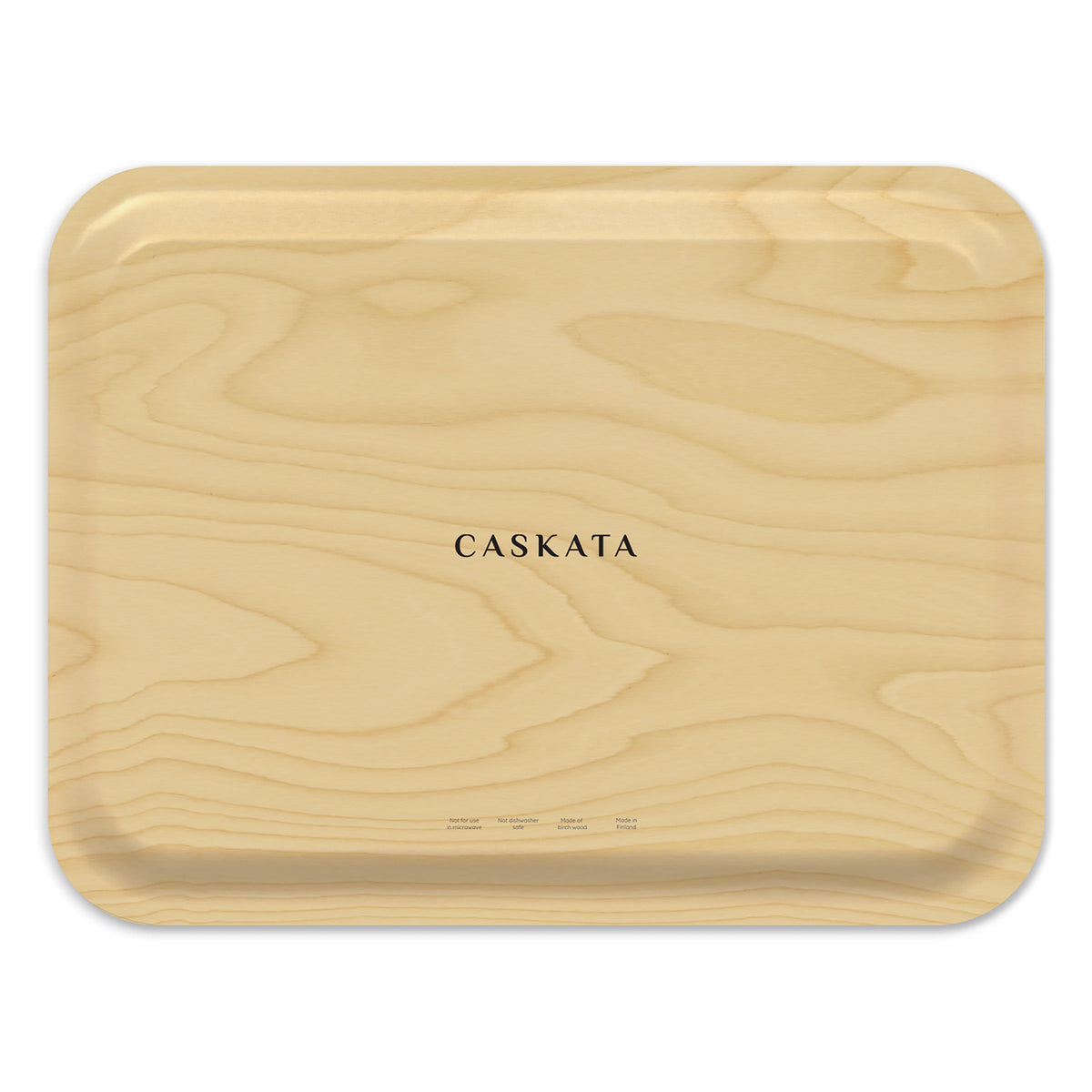 Artichoke Large Rectangular Birchwood Tray