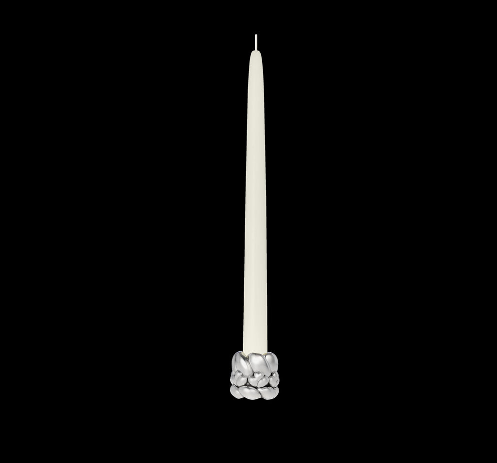 Babylone Silver-plated Candlestick