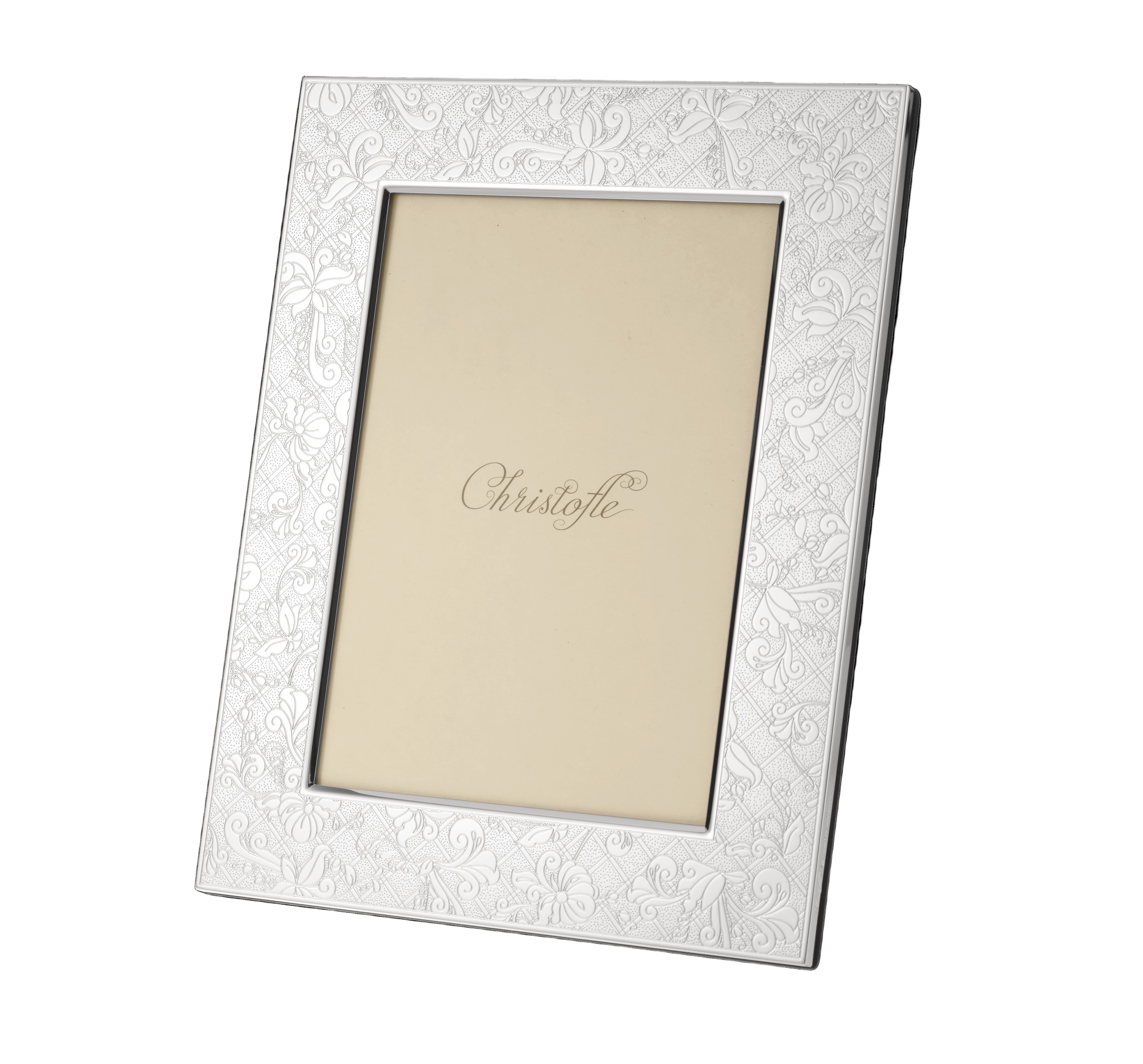 Jardin d’Eden Silver-plated 4" x 6" Picture Frame