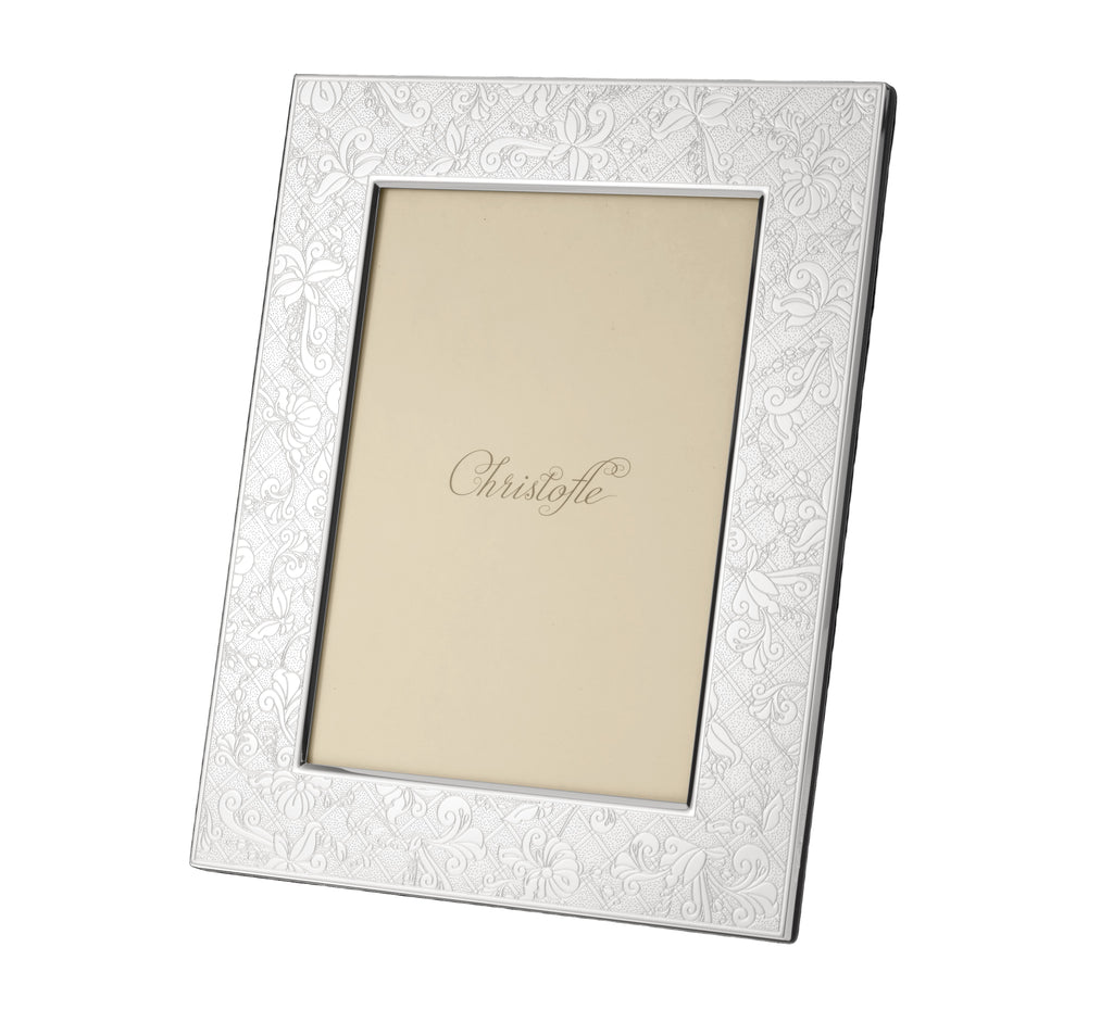Jardin d’Eden Silver-plated 5" x 7" Picture Frame