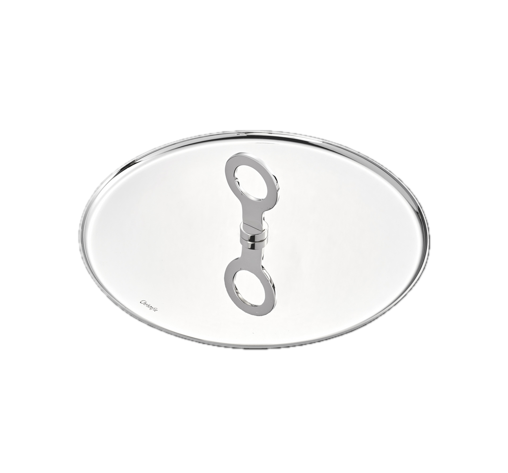 Oh de Christofle Stainless Steel Cocktail Plate