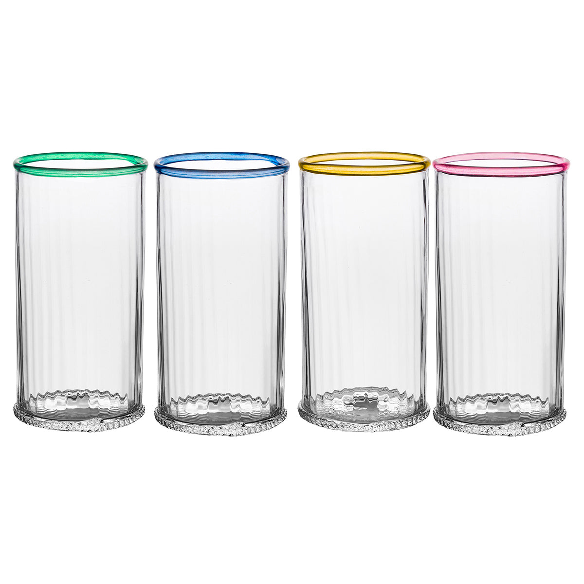 Nell Highball Assorted, Set of 4 in Multi