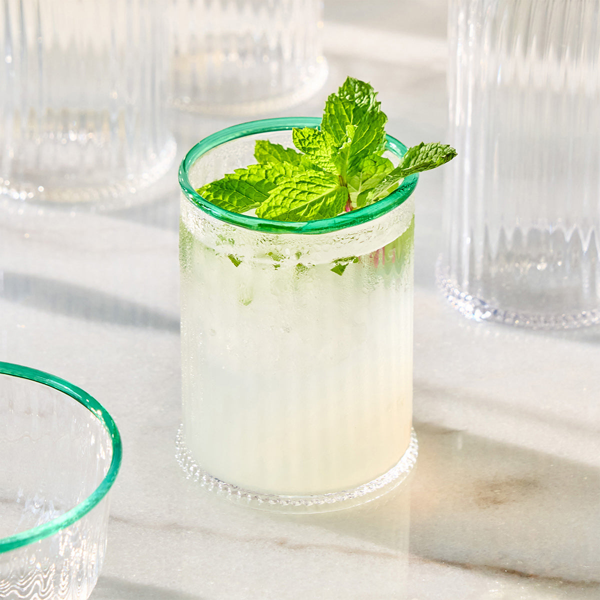 Nell Double Old Fashioned in Watercress
