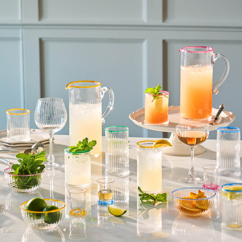 Nell Double Old Fashioned Assorted, Set of 4 in Multi