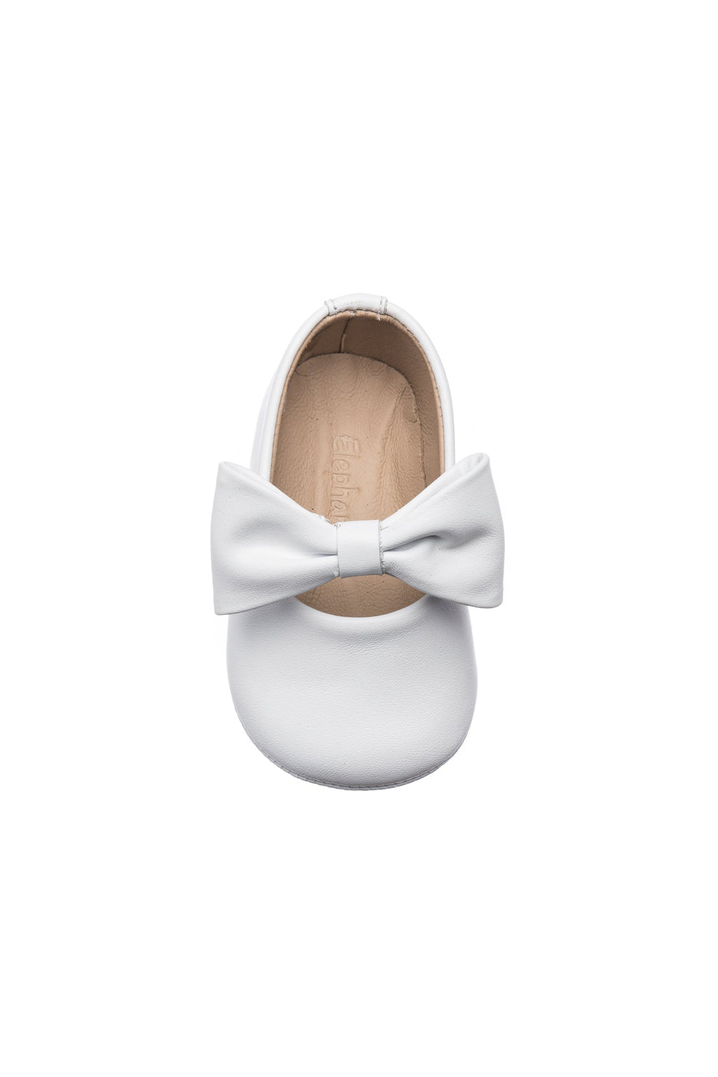 Baby Ballerina with Bow White