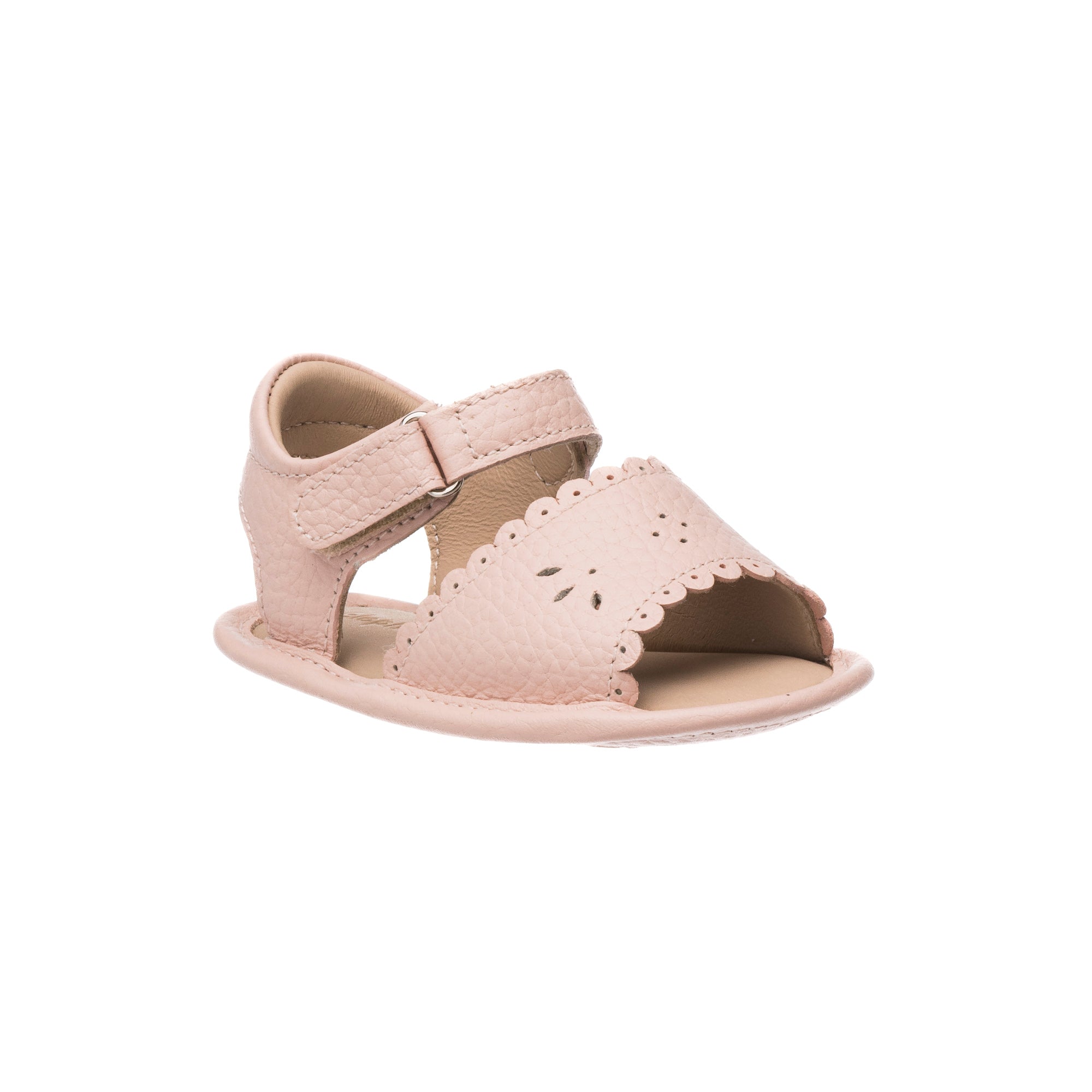Sandal with Scallop Pink