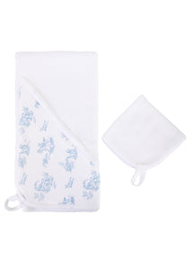 “Over the Top“  Baby Bath Bundle in Blue
