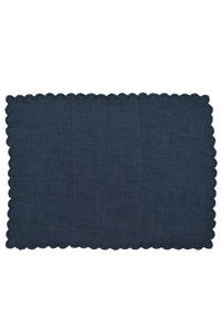 Zurbano Cocktail Napkins in Navy, Set of 6