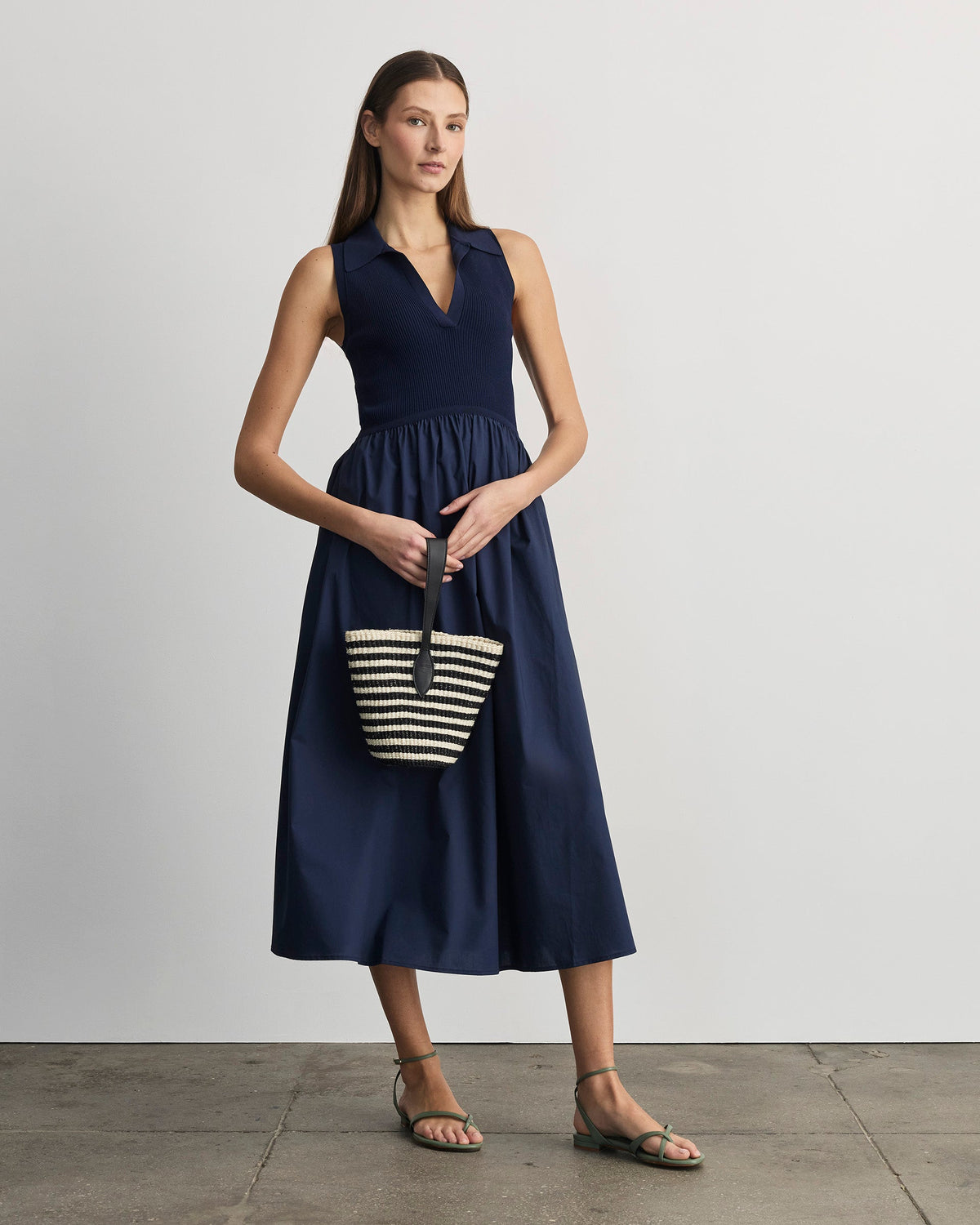 Bess Dress in Maritime Blue