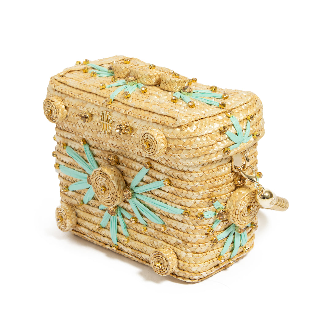 Circle Line Trunk Bag in Peppermint