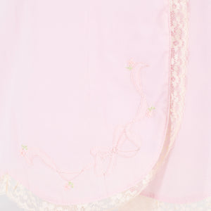 Baby Gown With Bonnet in Pink