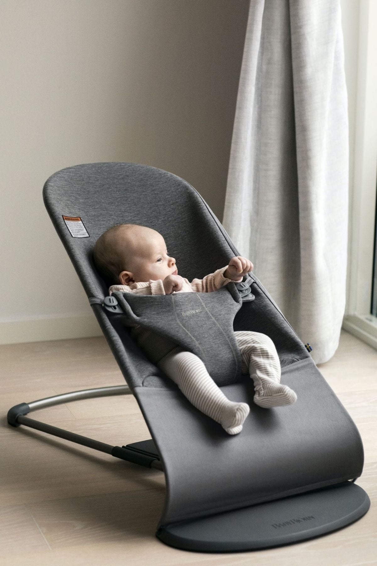 Bouncer Bliss in Jersey Charcoal