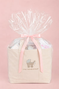 “Over the Top”  Baby Bath Bundle in Pink