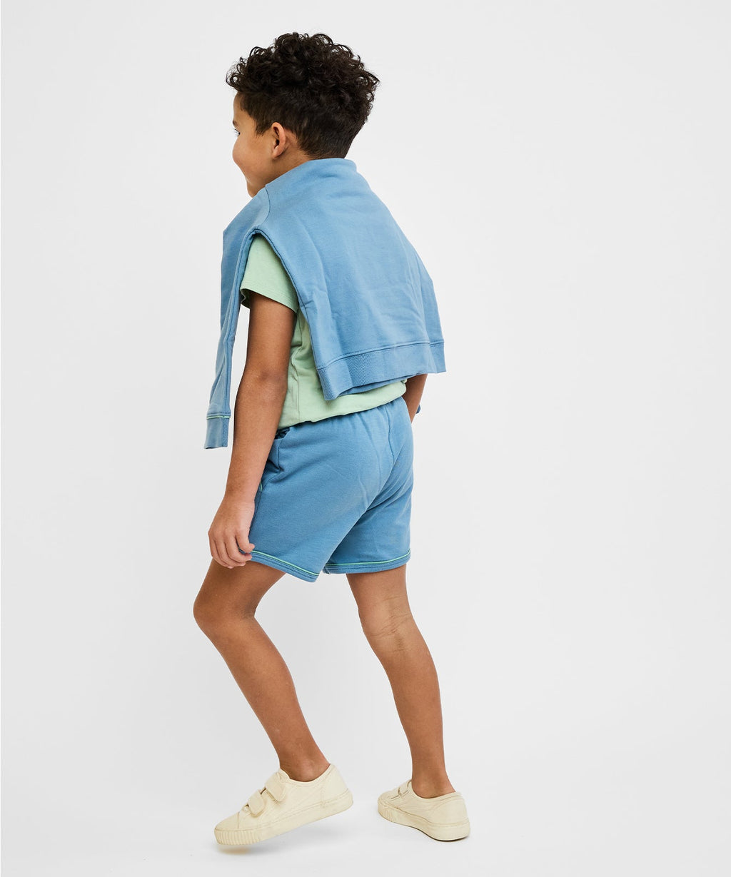 Bailey Short in Dusty Blue