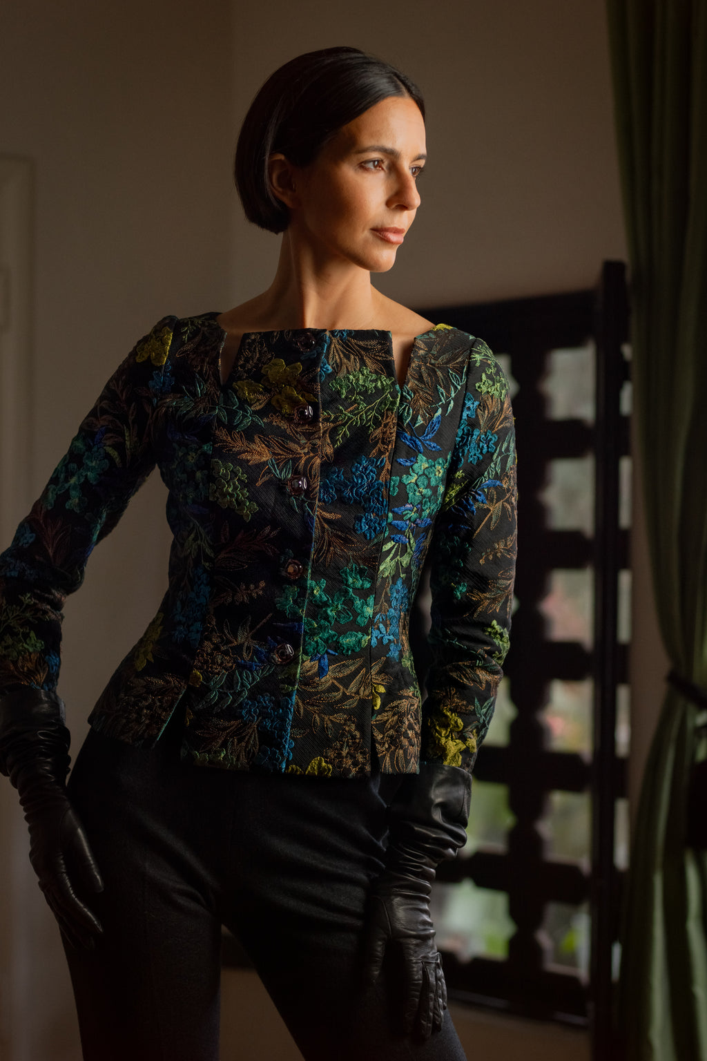 Fitted Jacket in Multi