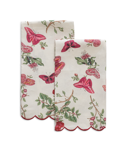Baudin Butterfly Guest Towel, Set of 2