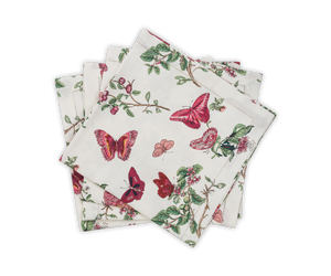 Baudin Butterfly Napkin, Set of 4