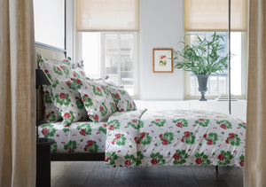 Geranium Pillowcase, Set of 2